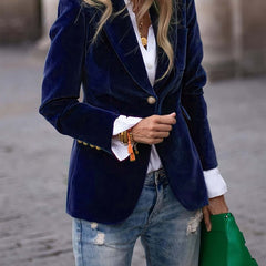 Women's Blazer Vest Jacket Single-Breasted Tailored Fit Stylish Layering
