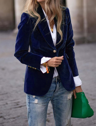Women's Blazer Vest Jacket Single-Breasted Tailored Fit Stylish Layering