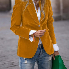 Women's Blazer Vest Jacket Single-Breasted Tailored Fit Stylish Layering